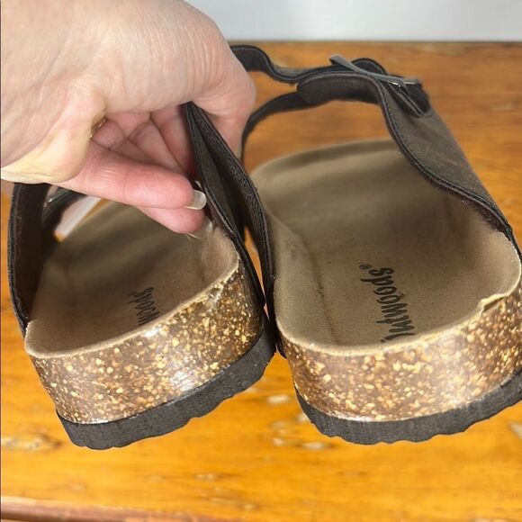 Outwoods Brown Slide Sandals - Picture 4 of 6